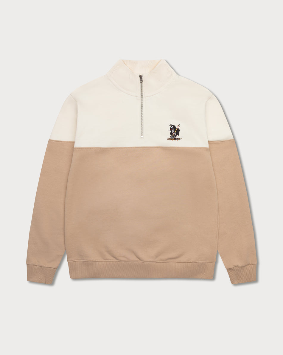 L&L – Maulwurf Gardening – '83 Half Zip cream/beige