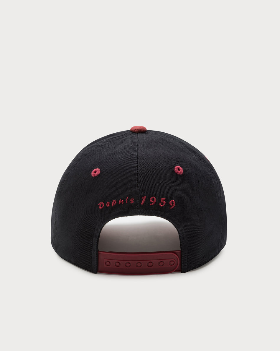 L&L – Astérix Titre – '09 Polo Cap black/maroon Size: ONE SIZE