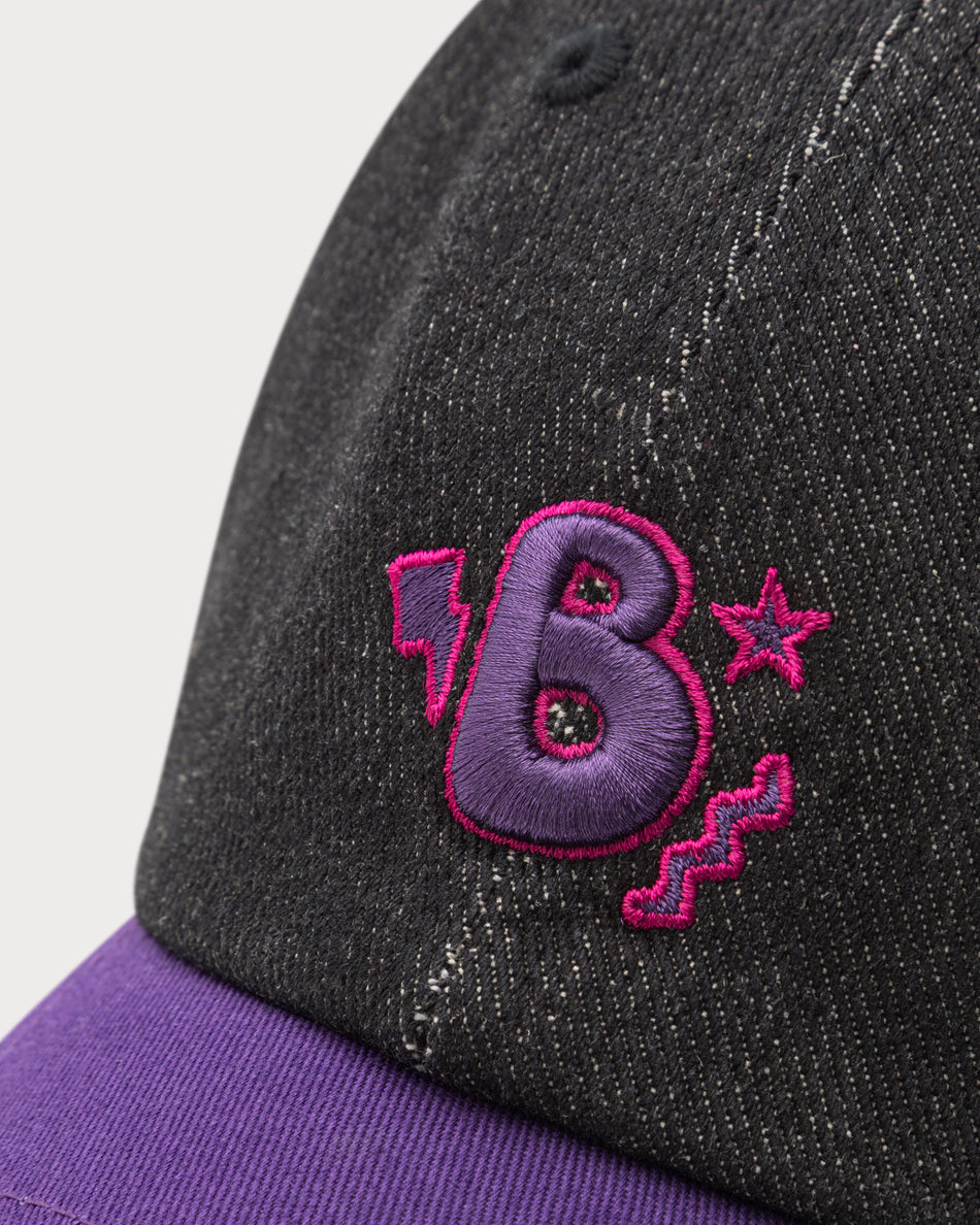 L&L – Bibi Blocksberg Hexerei – '09 Polo Cap black/purple 3-6 YEARS