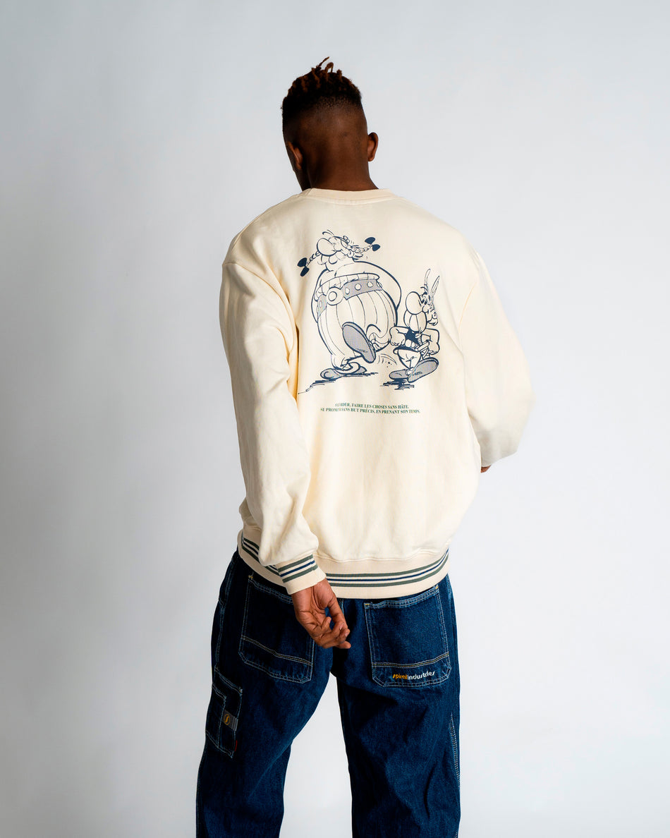 L&L – Astérix & Obélix Flâner – '96 Box Sweater cream