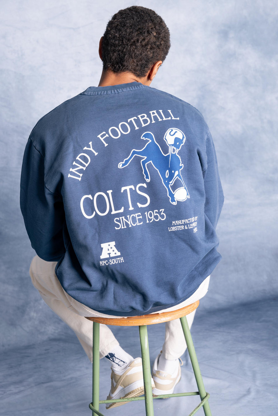 L&L – NFL Classics Colts – ’96 Box Sweater navy
