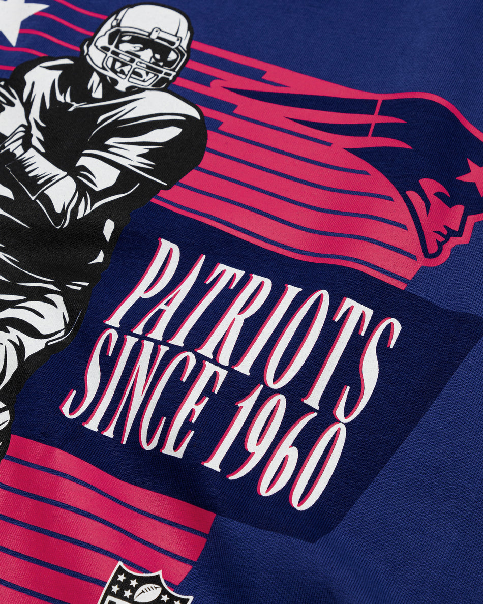 L&L – NFL 23 Series Patriots Quarterback – ’94 Campus T-Shirt blue