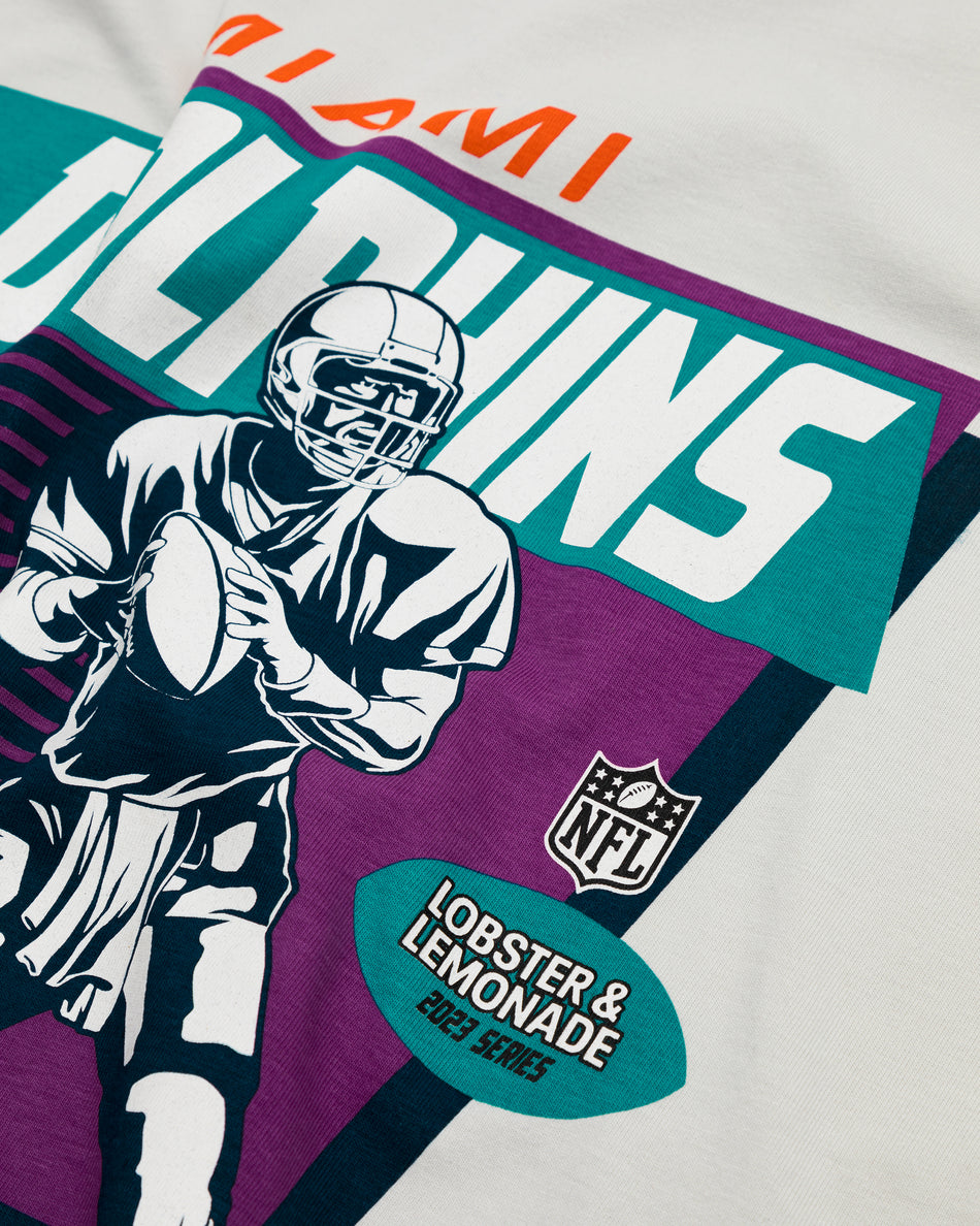 L&L – NFL 23 Series Dolphins Quarterback – ’94 Campus T-Shirt gray