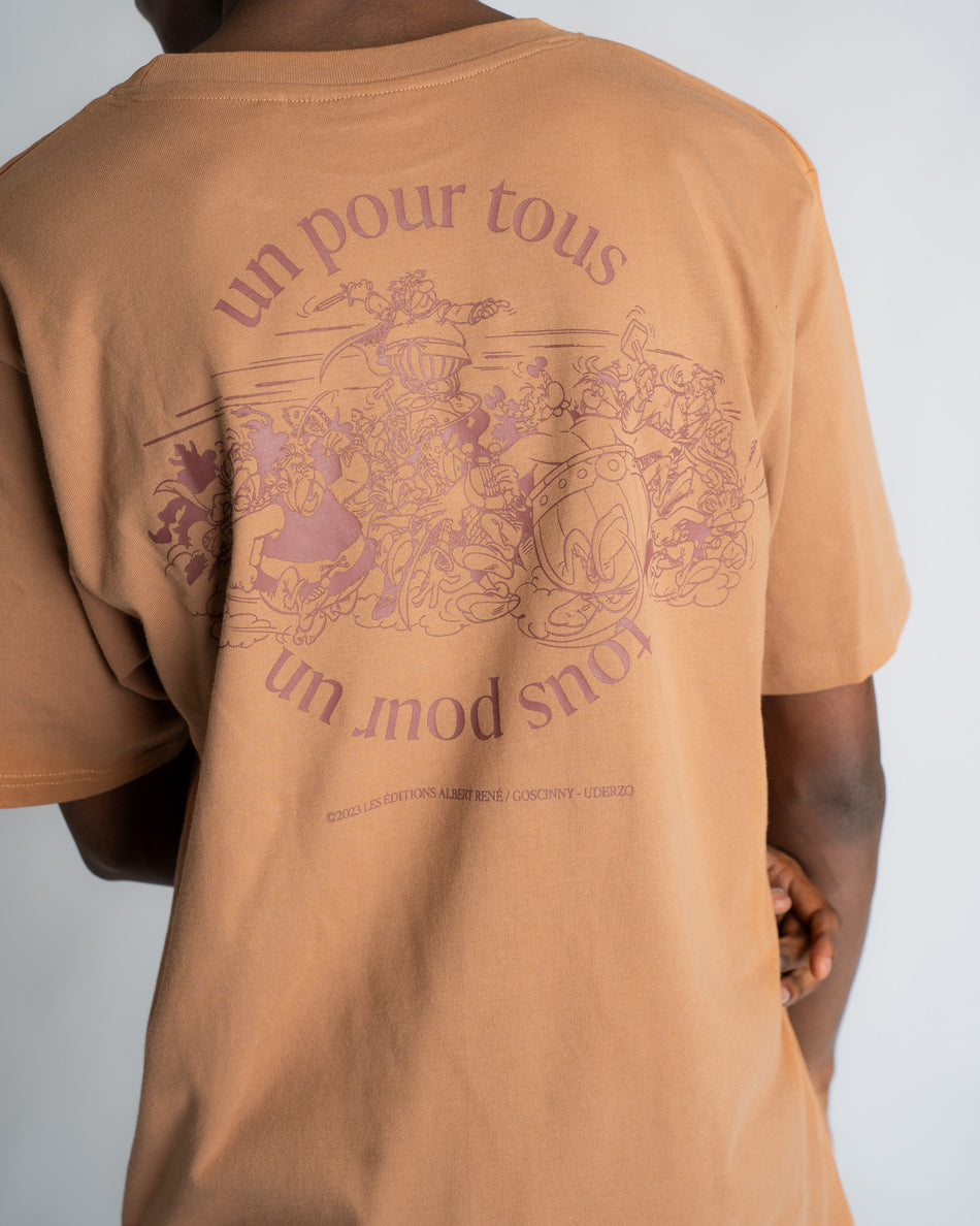 L&L – Astérix Clique Gauloise – '94 Campus T-Shirt brown