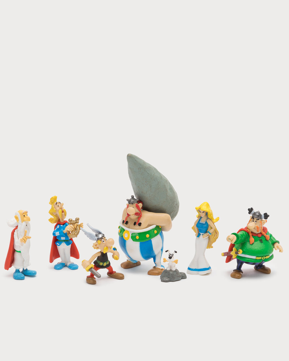 TPG – Astérix Le Village Gaulois  – Tubo 7 Figure Set multicolor