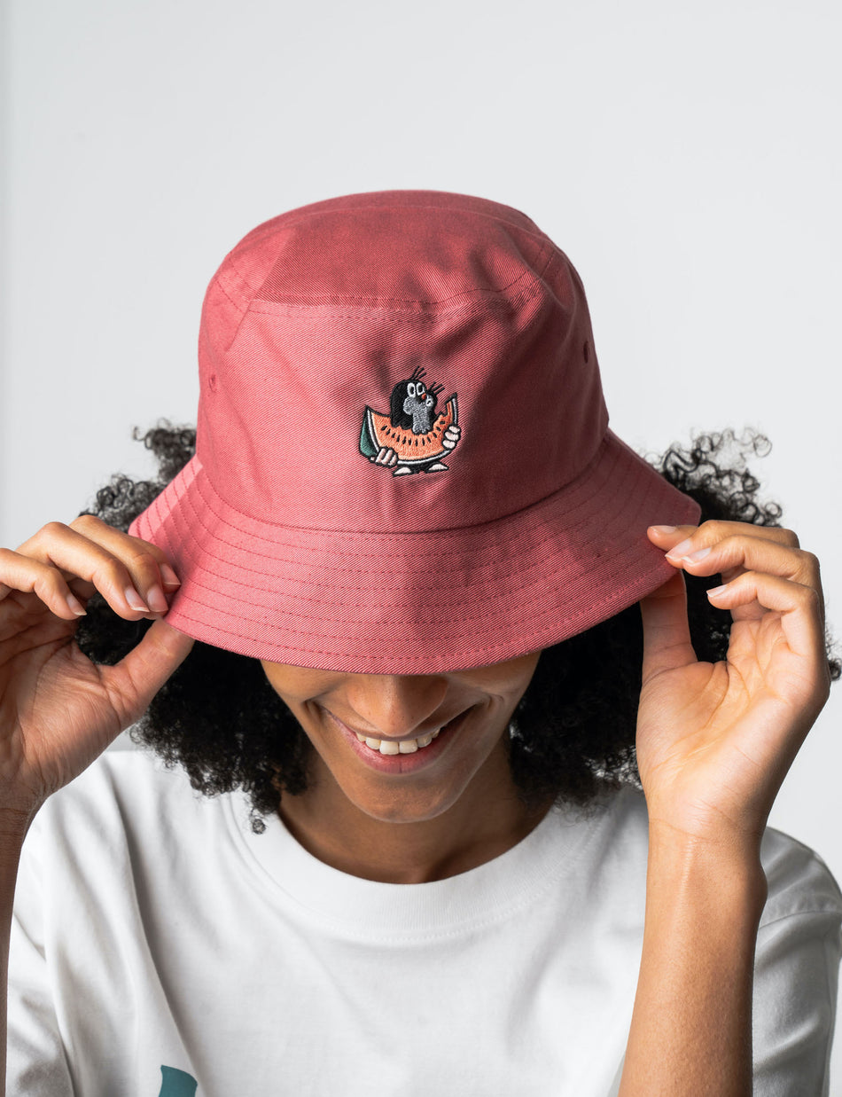 L&L – Maulwurf Melone – '96 Bucket Hat red