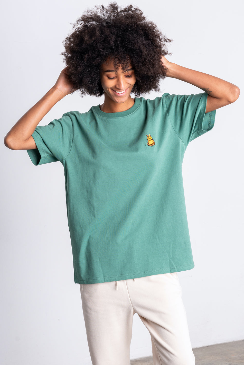 L&L – Maus Relax – '94 Campus T-Shirt green