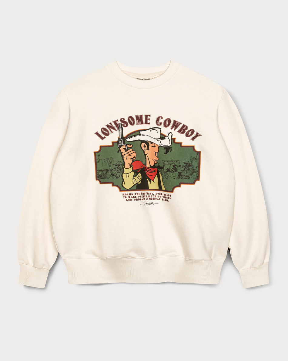 L&L – Lucky Luke Lonesome – '96 Box Sweater Cream