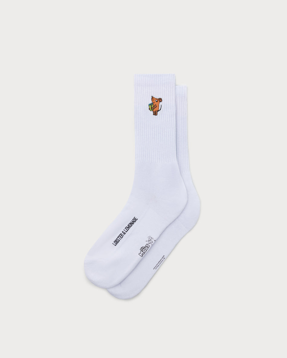 L&L – Maus Limo – '90 Sport Socks white