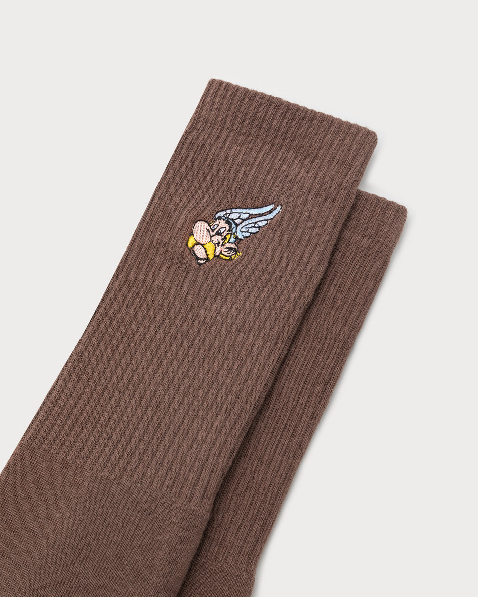 L&L – Astérix Profil – '90 Sport Socks brown