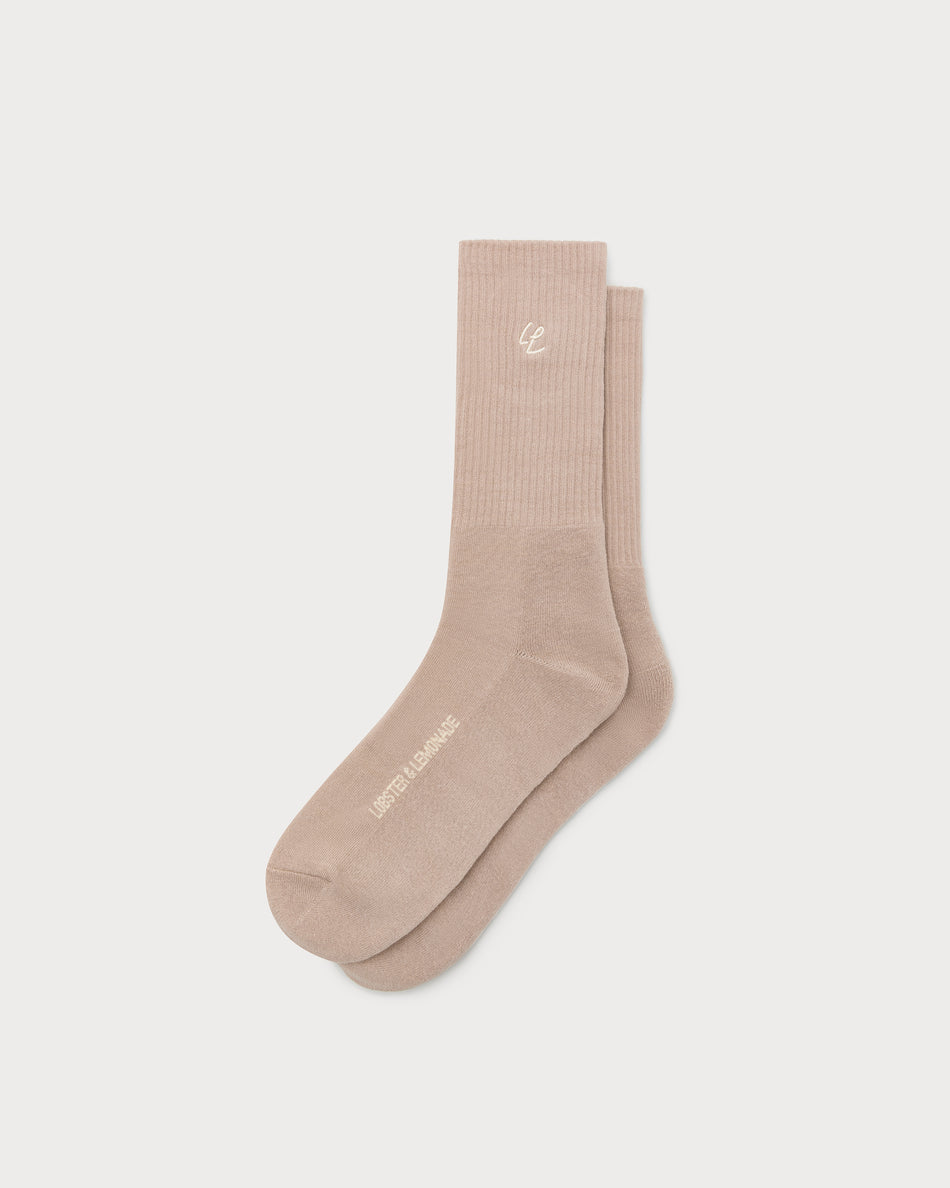 L&L – Essentials Sand – '90 Sport Socks beige