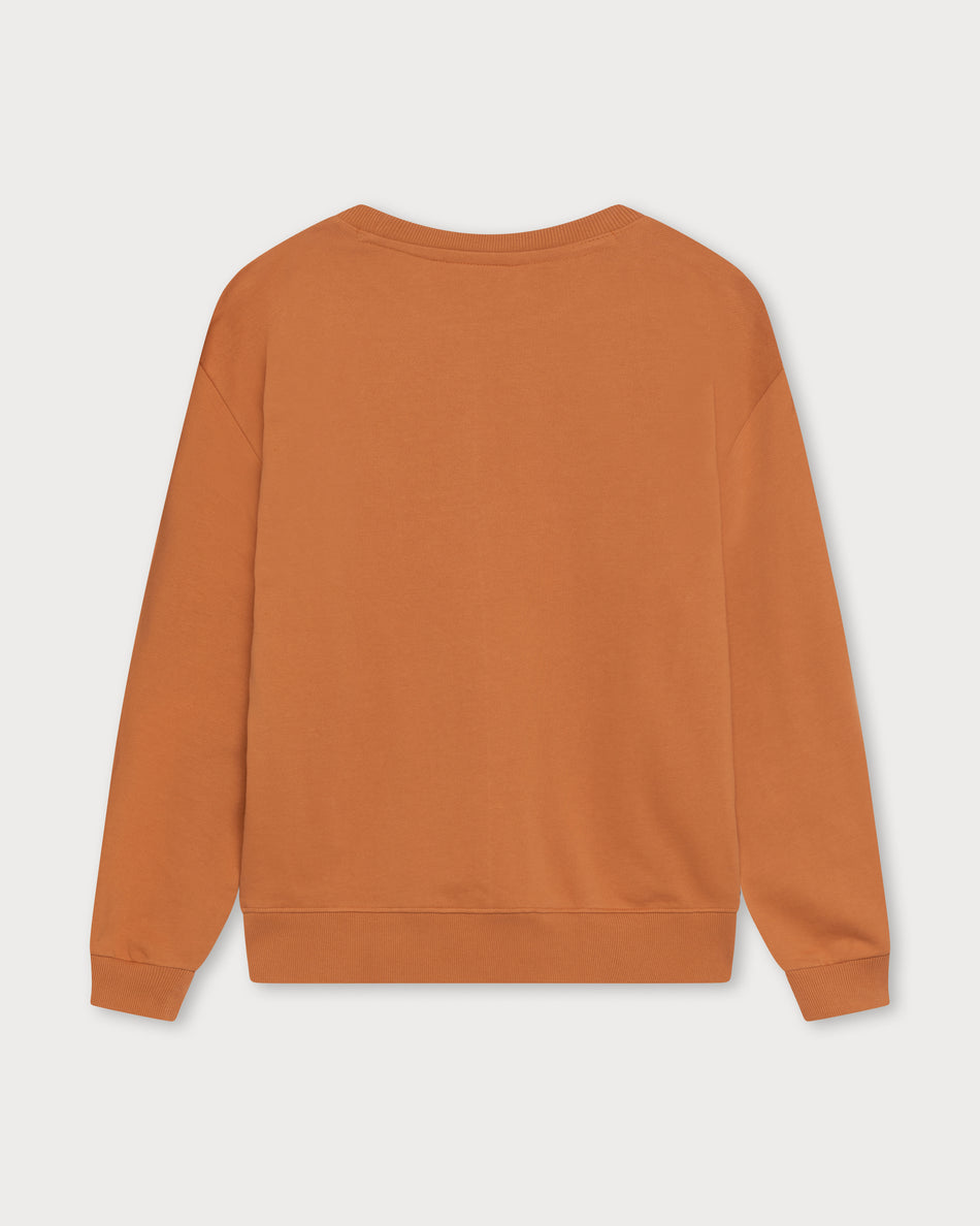 L&L – Långstrump Brunch – '86 Crew Sweater orange