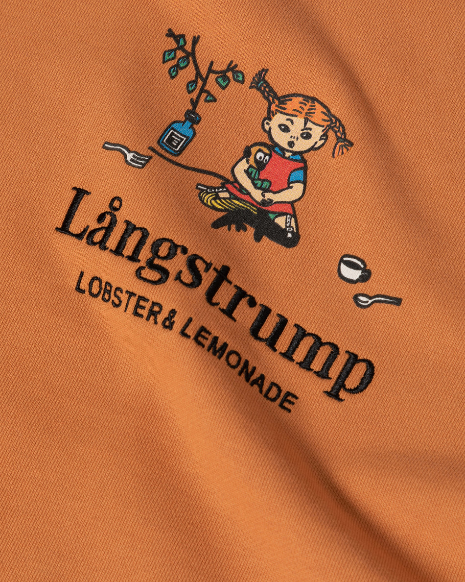 L&L – Långstrump Brunch – '86 Crew Sweater orange