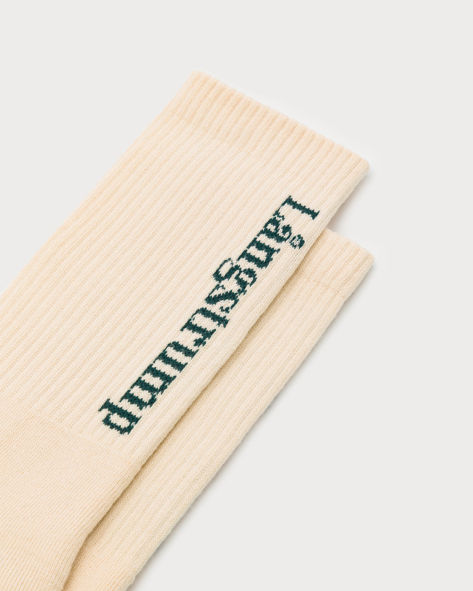 L&L – Långstrump Script – '90 Sport Socks beige