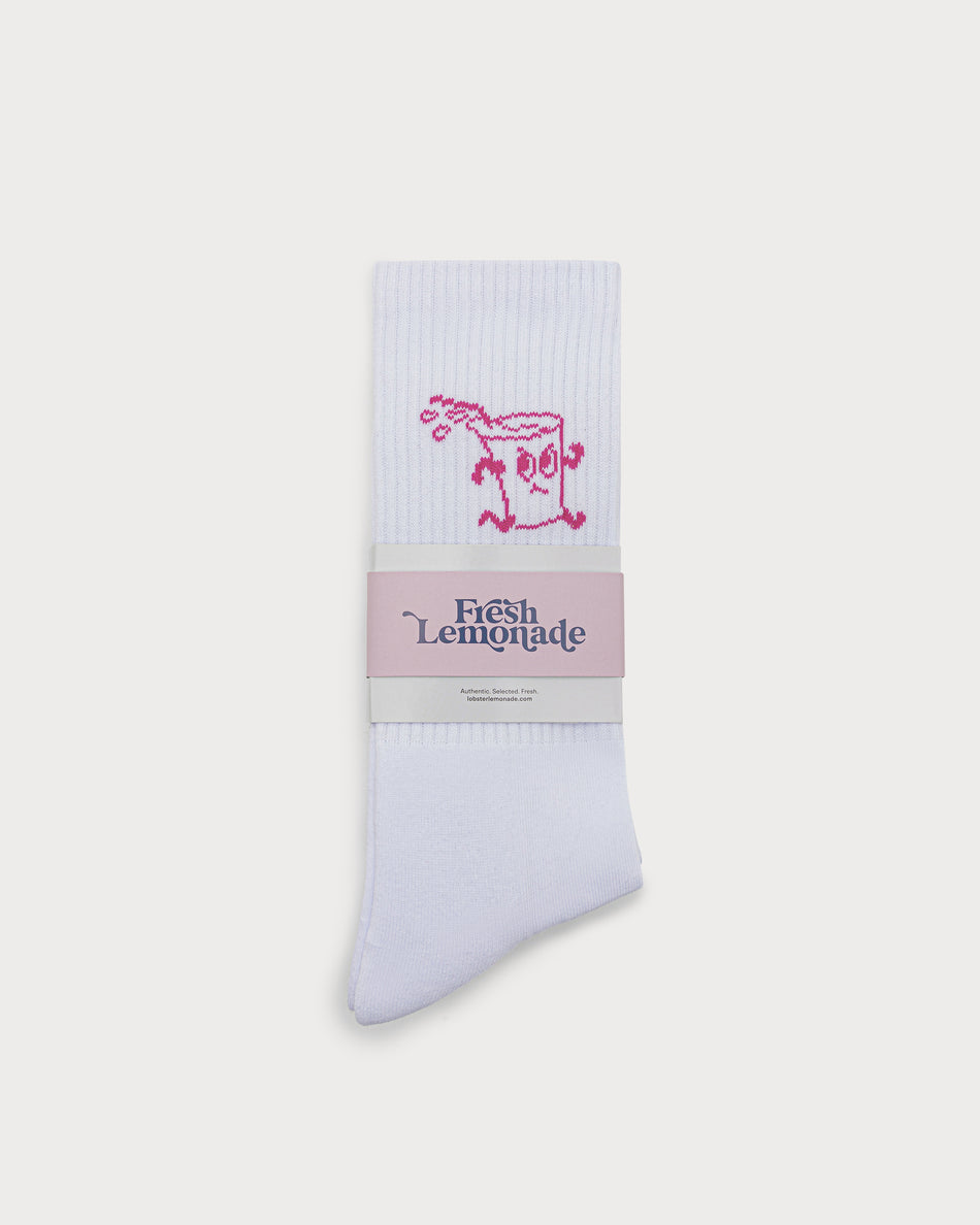 L&L – Fresh Lemonade On The Run – Sport Socks 3-Pack white