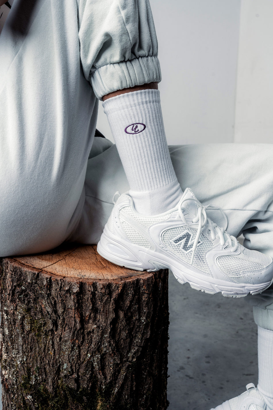 L&L – Essentials Globe – '90 Sport Socks white