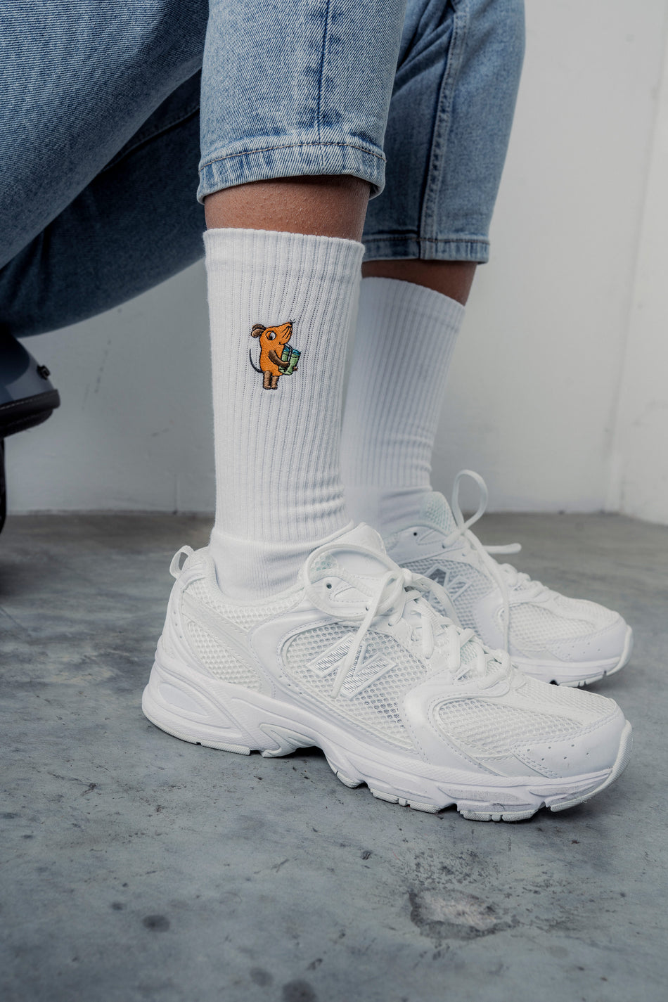 L&L – Maus Limo – '90 Sport Socks white