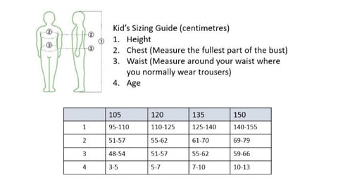 Montbell Kid's Sizing Guide – X-Boundaries | MontBell | icebreaker