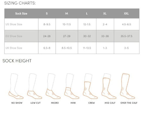 icebreaker Merino Kids' Socks Sizing Guide – X-Boundaries | MontBell ...