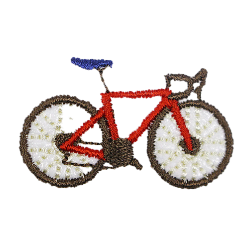 マウンテンバイク刺繍