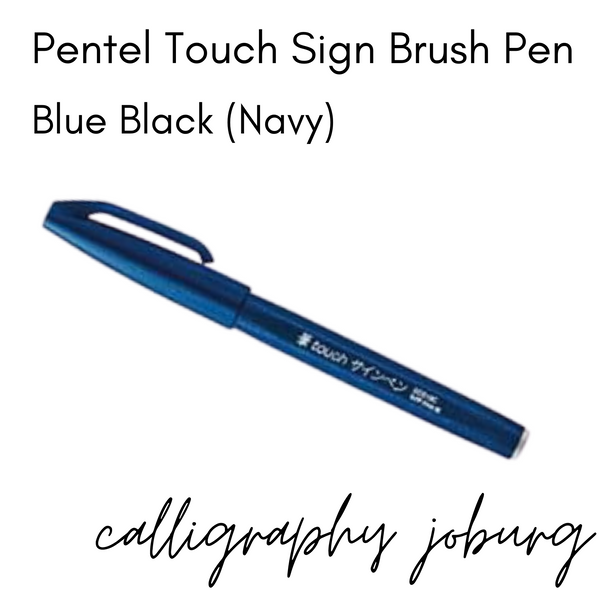 Pentel Sign Pen Brush-Tip Set of 6