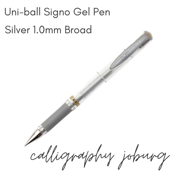 Uni-Ball Signo Broad Gel Pen White