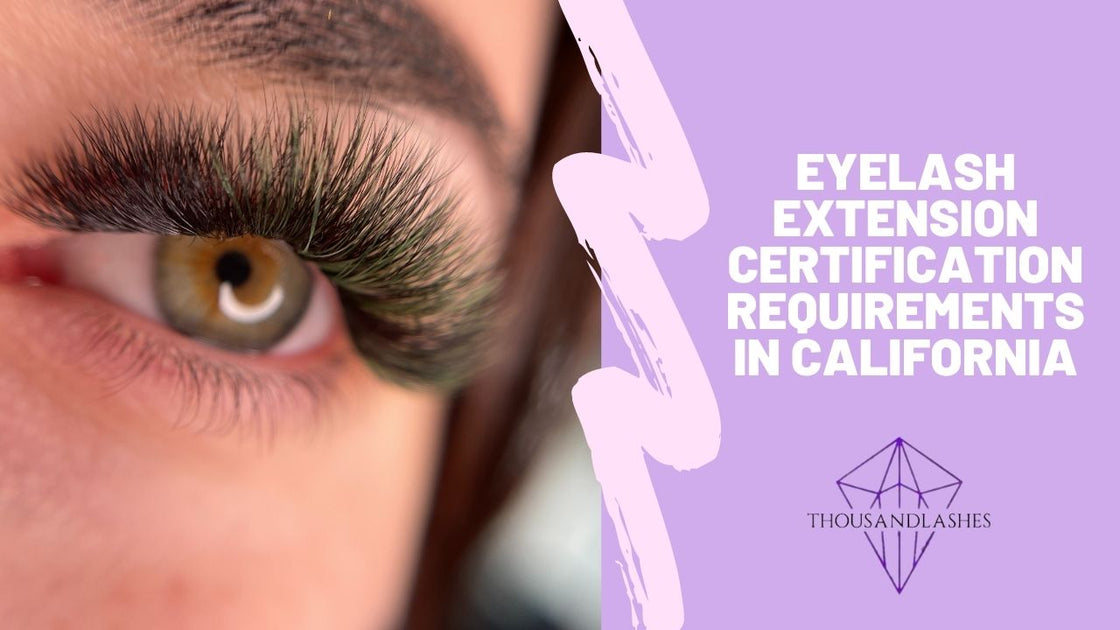 Eyelash Extension Certification Requirements In California