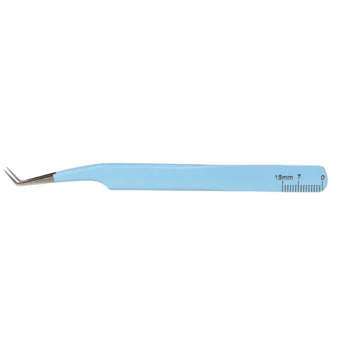 blue summer spring collection lash tweezer