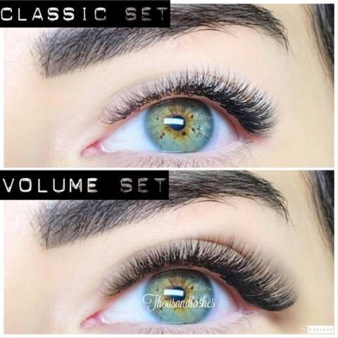 Can you go from classic to volume lashes?