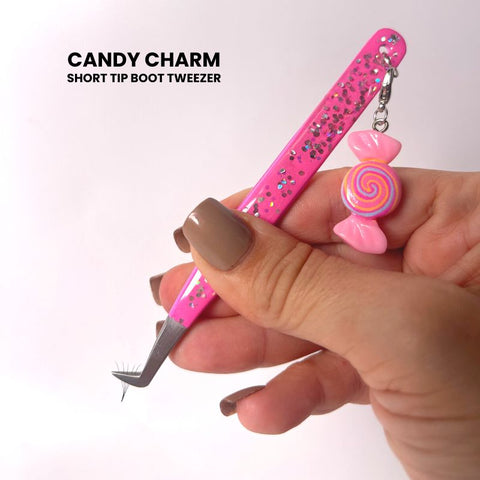 Candy Charm Short Tip Boot Lash Tweezer