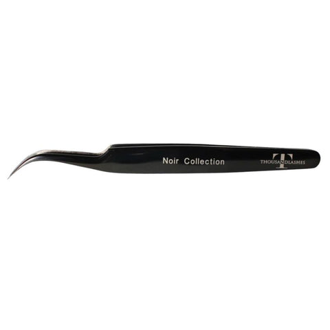 Noir Fiber Tip Collection Precision Curved Tweezer