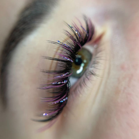 Valentine Color Lashes Mixed Length (10-16mm)