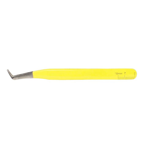 Yellow summer, spring collection lash tweezer