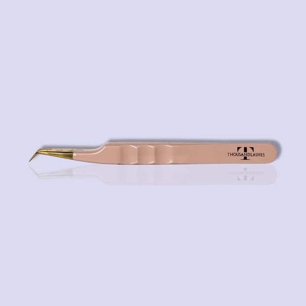 Lash Extension Needle Nose Tweezer - Rose Gold