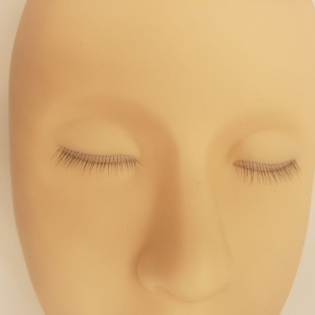 HGYCPP Silicone Training Mannequin Head Removable Eyelids for