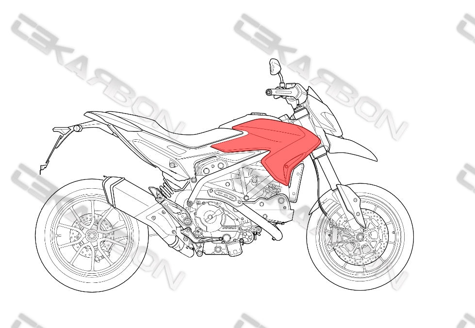 ducati #hypermotard #italian #motorcycle #design #sketch #copic
