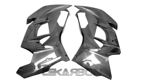 2018 - 2020 Kawasaki Ninja H2 SX SE Carbon Fiber Large Side Fairings