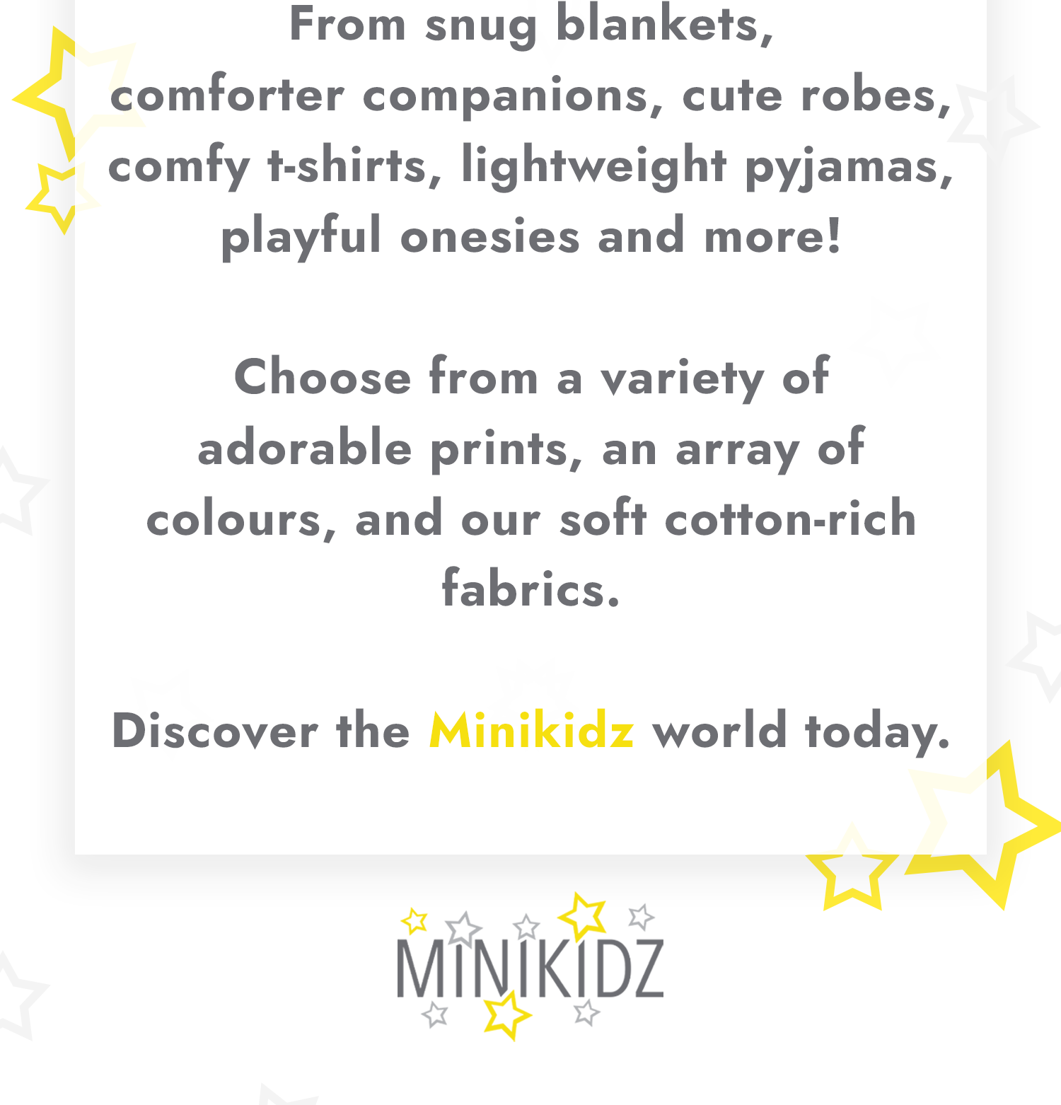 about us page minikidz.co.uk