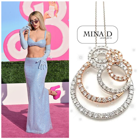 Ava Max Pink Carpet Mina D Jewelry Fine Jewelry Collection necklace