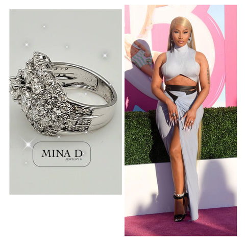 Nicki Minaj Pink Carpet Mina D Jewelry Fine Jewelry Collection Ring