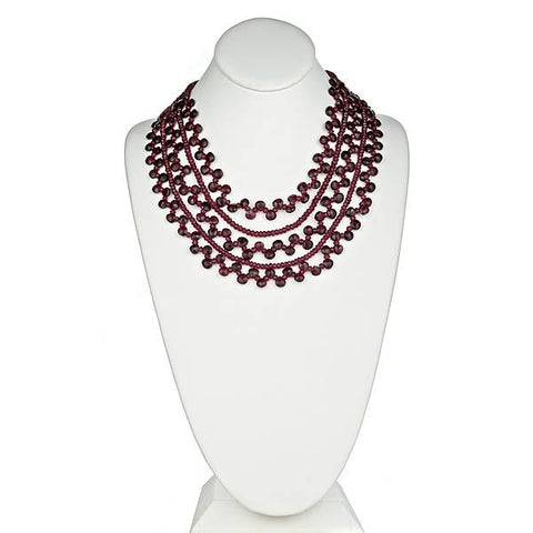 garnet briolle statement necklace