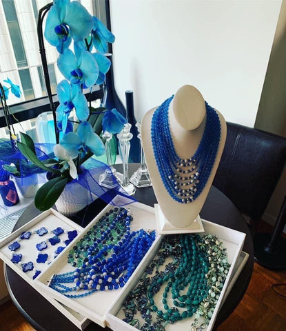 mina d jewelry ocean dreams collection display