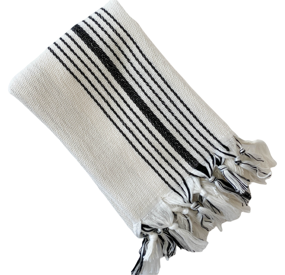 Zebrine 100% Cotton Turkish Hand & Kitchen Towel