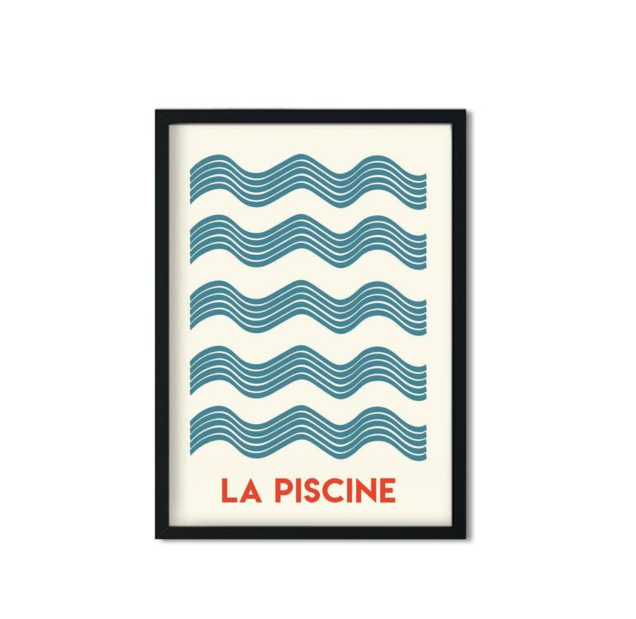 La Piscine Gicl e Art Print