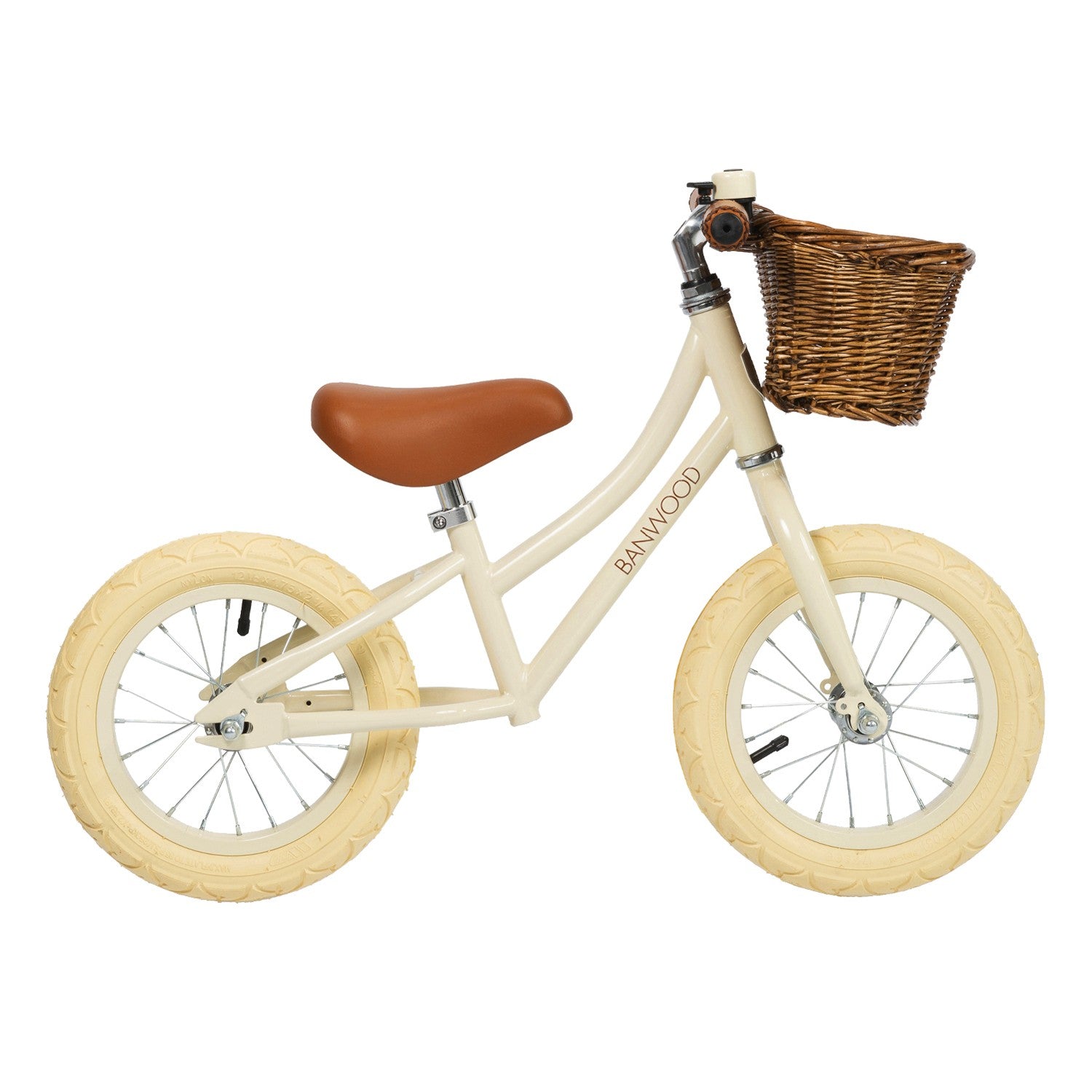 cream bike basket