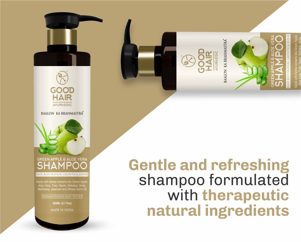 Green Aloe Vera Hair Shampoo Type Of Packaging Bottle