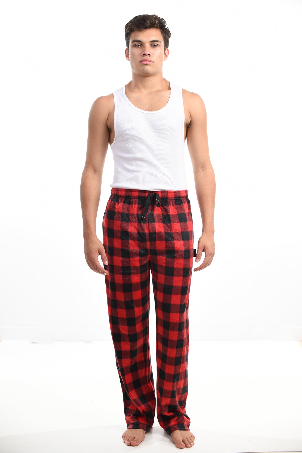 Amazon.com: Flannel Pajama Plaid Pants for Men, Comfortable Loose Trousers  Drawstring Pajamas Bottoms Sleep Lounge Wear,14 Red : Sports & Outdoors