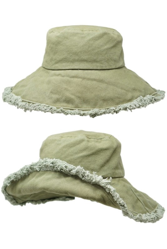 Sage Canva Bucket Hat