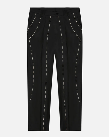 KidSuper 'Hand Embroidered Suit Pants' – Black