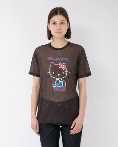 Beautiful People 'Hello Kitty Sheer T-Shirt' – Black